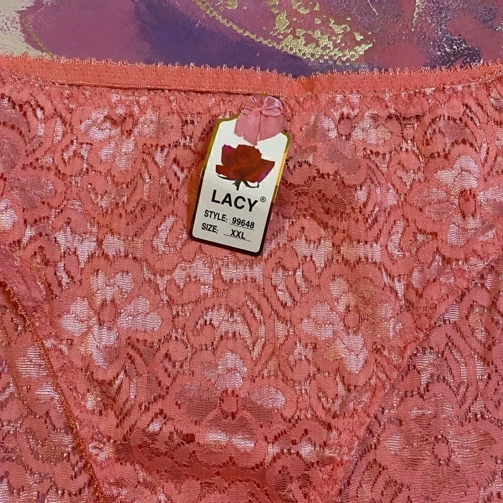 💥Lacy pack of 2 Assorted Color fashion panties